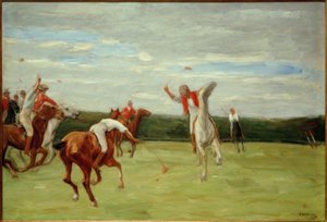 Polospieler im Jenischs Park