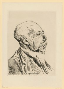 Porträt Professor Adolph Goldschmidt von Max Liebermann