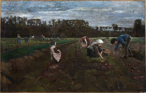 Kartoffelernte von Max Liebermann
