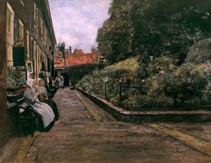 Stevenstift in Leiden (1. Fassung) von Max Liebermann