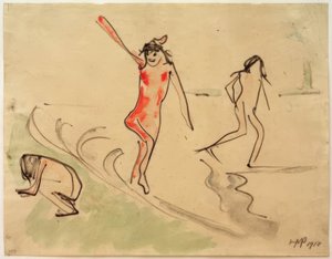 Am Seeufer von Max Pechstein