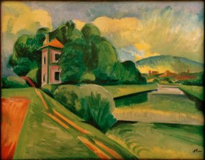 Am Ufer des Arno von Max Pechstein