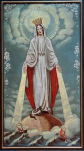 Die Muttergottes als Fürbitterin von Max Pechstein