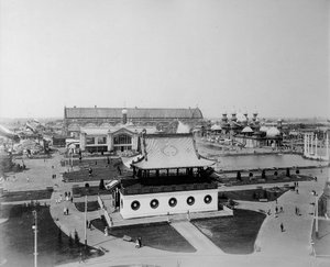Gesamtansicht, die All-Russische Ausstellung, Nischni Nowgorod, Russland, 1896