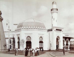 Panorama der Nobel Company, die All-Russia Ausstellung, Nischni Nowgorod, Russland, 1896