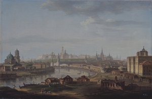 Ansicht von Moskau von Maxim Nikiphorovich Vorobyev