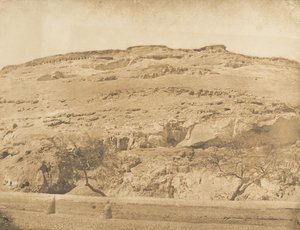 Alte Nekropole von Lycopolis, in Syout, 1849-50 von Maxime Du Camp