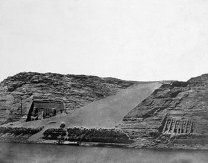 Alte ägyptische Tempel, Ägypten, 1852
