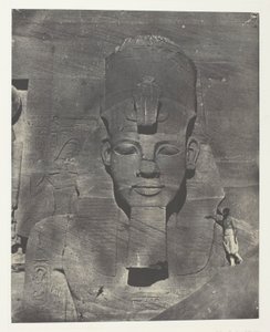 Ibsamboul, Mittlerer Koloss (Begraben) des Spéos von Phrè Nubien, Palästina und Syrien, Platte 106 aus dem Album "Ägypten, Nubien, Palästina und Syrien" (1852)