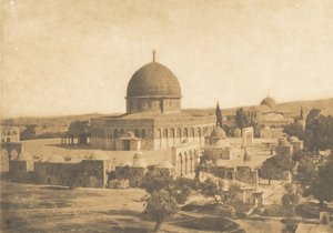 Die Omar-Moschee, in Jerusalem, August 1850 von Maxime Du Camp
