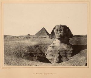 Der Sphinx, Mittelägypten von Maxime Du Camp