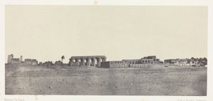 Luxor, Gesamtansicht der Ruinen; Theben