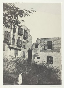 Haus und Garten im Frank-Viertel, Kairo, 1849-51, gedruckt 1852