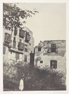 Haus und Garten im Frank-Viertel, Kairo von Maxime Du Camp