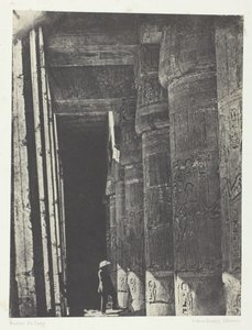 Médinet-Habou, Galerie des Palastes von Ramses-Méiamoun, Theben, 1849-51, gedruckt 1852