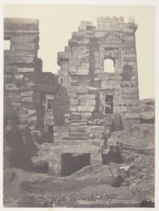 Médinet-Habou, Nördliche Fassade des Gynäkeions von Ramses-Méiamoun; Theben