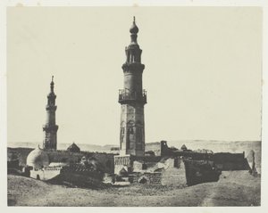 Moschee von Aly-Bey, Girgeh, Oberägypten, Tafel 15 aus dem Album "Ägypten, Nubien, Palästina und Syrien" (1852)