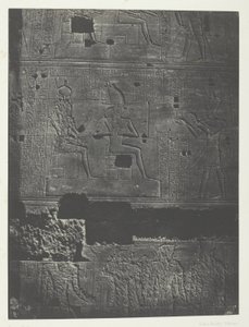 Westliche Mauer, Großer Tempel der Isis in Philae; Nubien, Tafel 78 aus dem Album "Ägypten, Nubien, Palästina und Syrien" (1852)