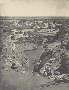 Nubien. Vue Cavalière de la Seconde Cataracte, 1850 von Maxime Du Camp