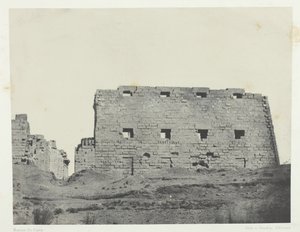 Palais de Karnak, Grands Pylones du Sud-Ouest, Theben, 1849-51, gedruckt 1852