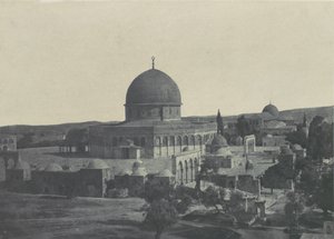 Palästina. Jerusalem. Omar-Moschee, 1850