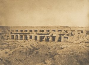 Promenoir von Thutmosis III - Letzte Galerien des Palastes von Karnak Theben, 1849-50