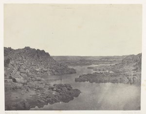 Ausgang des ersten Katarakts, Oberägypten von Maxime Du Camp