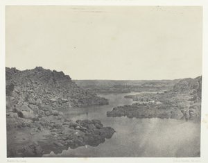 Sortie de la Première Cataracte, Oberägypten, 1849-51, gedruckt 1852