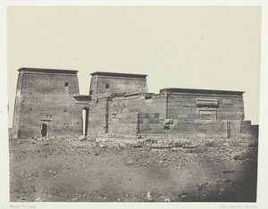 Tempel von Dakkeh, altes Pselcis, Nubien, 1849-51, gedruckt 1852