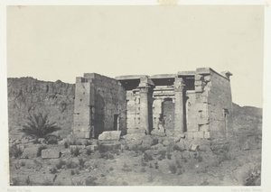 Tempel von Tafeh Ancienne Taphis, Nubien von Maxime Du Camp