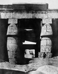 Tempelruinen, Ägypten, 1852