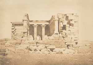 Vue du Temple de Maharakka Hiéra-Sycaminos von Maxime Du Camp
