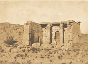 Ansicht des Tempels von Tafah Taphis, 9. April 1850