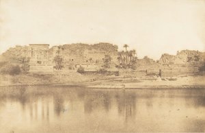 Gesamtansicht der Insel Philae, vom Osten aus gesehen von Maxime Du Camp