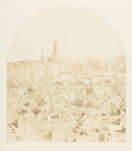 Vue générale du Kaire, prise de la Mosquée Tegloun, Dezember 1849-Januar 1850 von Maxime Du Camp
