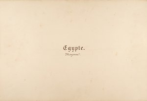 Ägypten, Nubien, Syrien: Landschaften und Monumente, 1849-50
