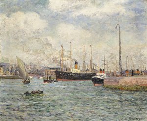 Der Hafen von Le Havre, 1905