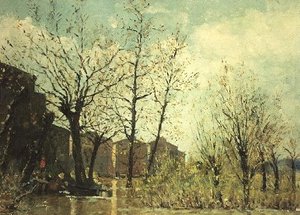 Die Sintflut von Maxime Emile Louis Maufra