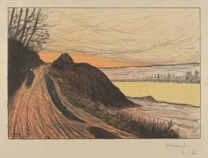 Die Straße von Gaud La Route de Gaud, 1893