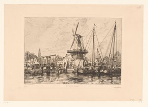 Ansicht von Haarlem von Maxime François Antoine Lalanne
