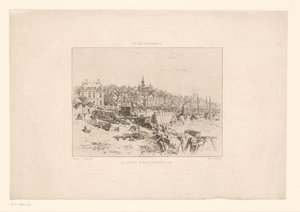 Ansicht des Hafens von Trouville (La vie élégante)