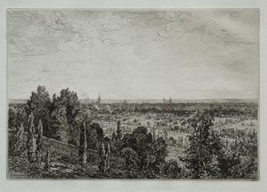 Bordeaux, Blick von der Küste von Cénon von Maxime Lalanne