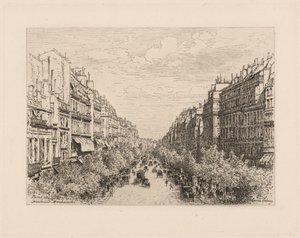 Boulevard Montmartre von Maxime Lalanne