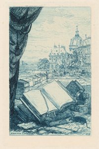Frontispiz für „Un bouquiniste parisien : le père Lécureux“ von Maxime Lalanne