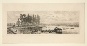 Die Seine in Argenteuil von Maxime Lalanne