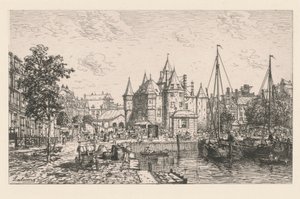 Die Stadtwaage von Amsterdam von Maxime Lalanne
