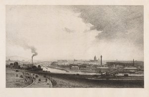 Paris im Jahr 1867, Blick vom Trocadero