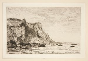 Strand der schwarzen Kühe bei Villers (Calvados) von Maxime Lalanne