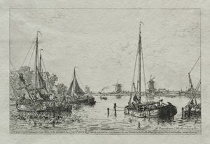 Skizze aus der Natur, 1877 von Maxime Lalanne