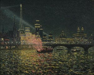 Féerie nocturne: Exposition universelle 1900 Nocturnal festivities: Weltausstellung 1900, 1900 von Maxime Maufra
